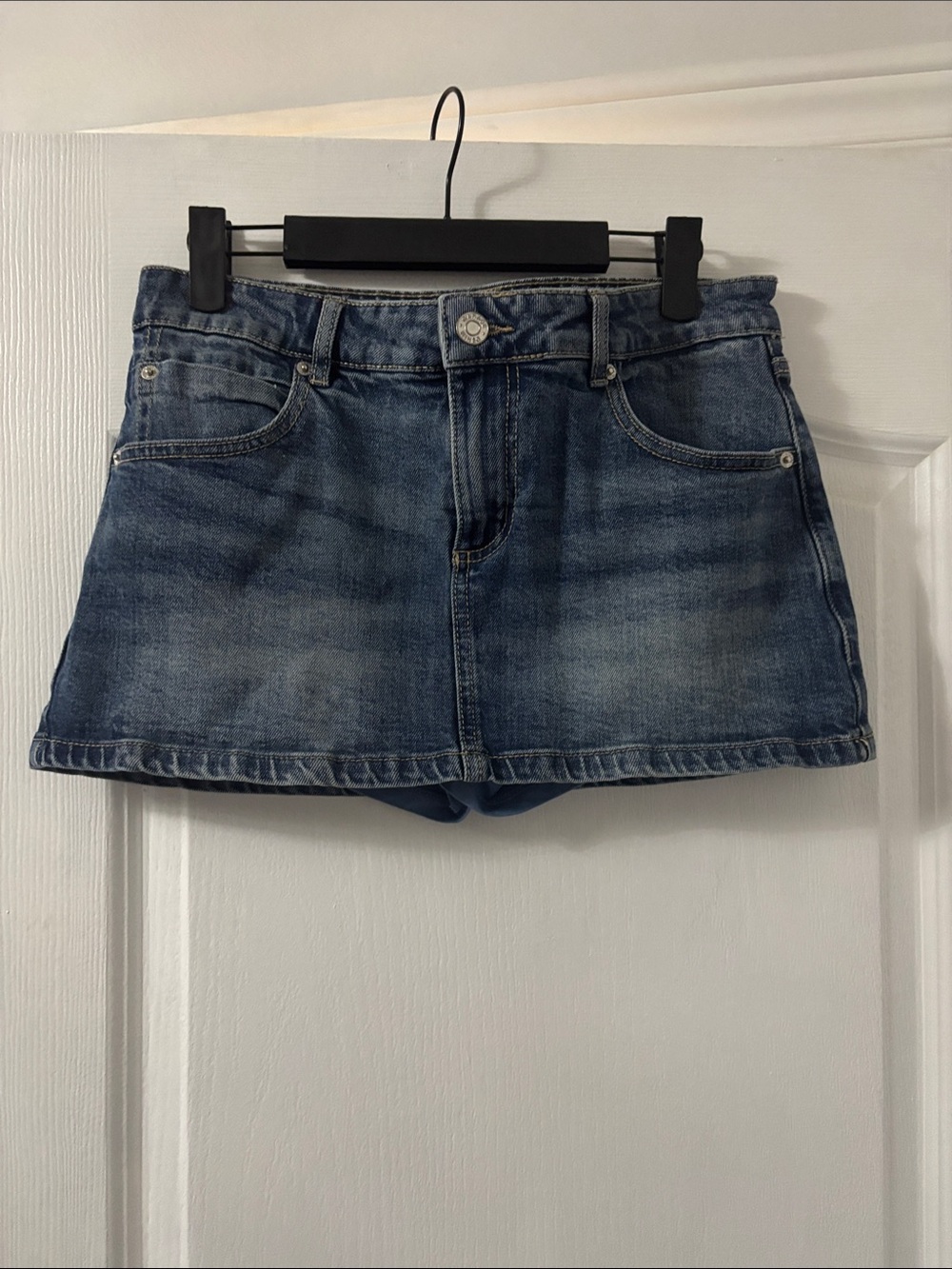 Garage denim skirt